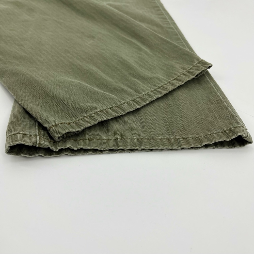 Women’s Levi’s Green Cotton Twill Pant 16 Long - Picture 5 of 8